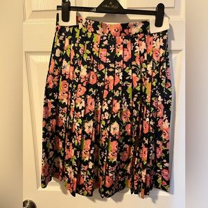 Brooks Brothers flower mud length skirt